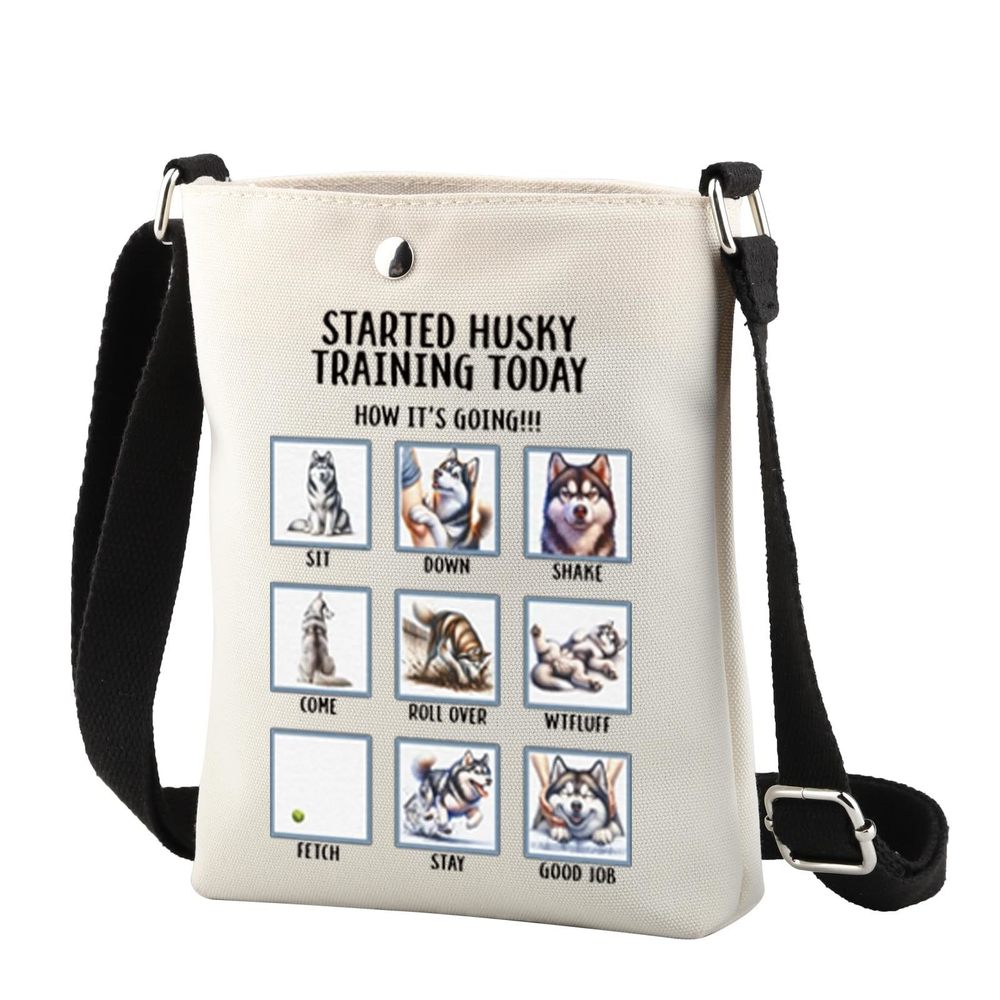 Siberian Husky Lovers Gifts Husky Crossbody Bag Gift Husky Dog Owner :'D